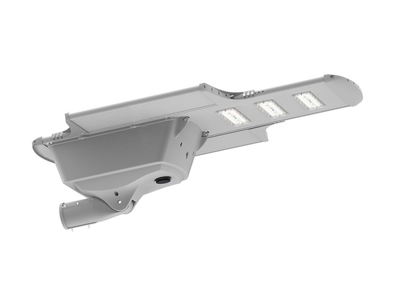 210 Lm/W 100W IP66 Integrated Intelligent Solar LED Street Light TUV CB CE SAA Approved Solar Lighting All In One Solar LED Street Light Solar LED Parking Lot Light