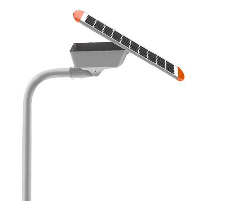 210 Lm/W 80W IP66 Integrated Intelligent Solar LED Street Light TUV CB CE SAA Approved Solar Lighting All In One Solar Powered LED Street Light Solar LED Parking Lot Light