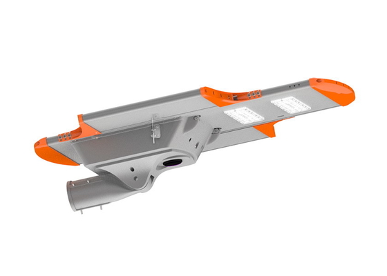 210 Lm/W 80W IP66 Integrated Intelligent Solar LED Street Light TUV CB CE SAA Approved Solar Lighting All In One Solar Powered LED Street Light Solar LED Parking Lot Light