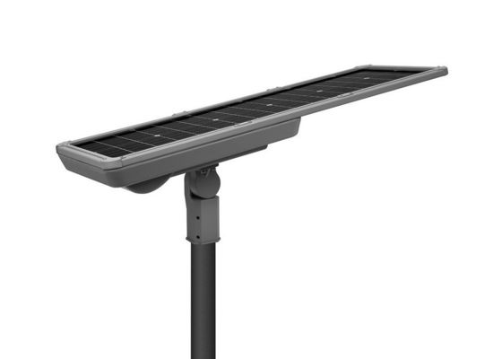 6500K 190 Lm/W 60W IP66 ضوء الشارع ذكي للطاقة الشمسية المتكاملة LED 6 ساعات وقت الشحن